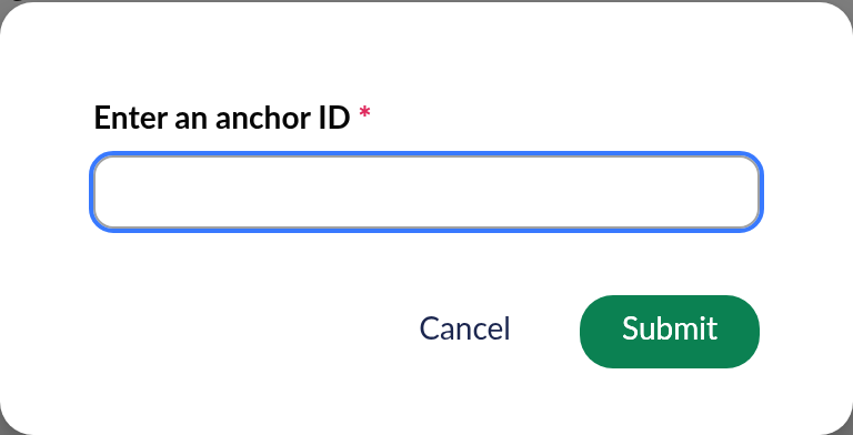 Creating an Anchor